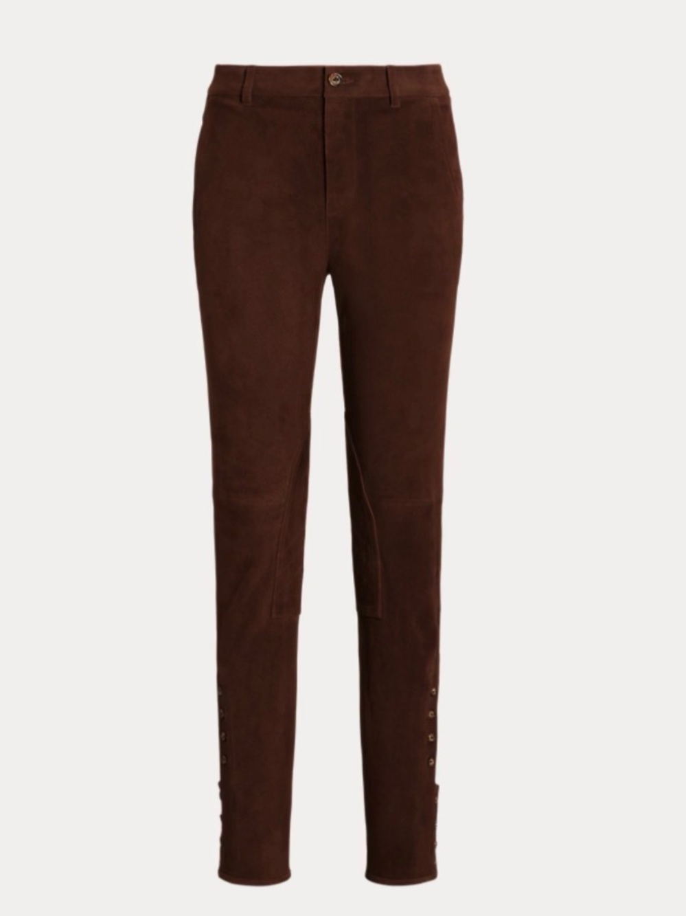 Lauren Ralph Lauren Stretch Goat Suede Ankle Pants